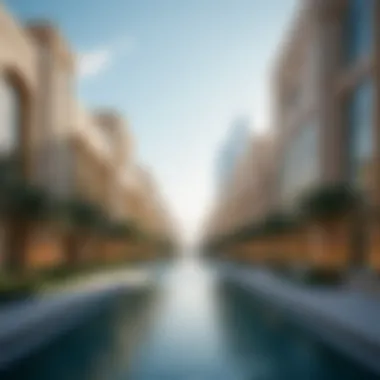 Architectural Splendor of بوليفارد محمد بن راشد A stunning view of بوليفارد محمد بن راشد showcasing its architectural beauty