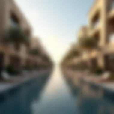 Luxury Living on بوليفارد محمد بن راشد Luxurious residential properties lining بوليفارد محمد بن راشد