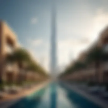 Dubai Real Estate Market Trends Real estate market trends in Dubai with Burj Khalifa as a focal point