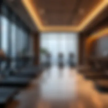 Fitness Center in Damac RBC Tower State-of-the-art fitness center with modern equipment and inspiring ambiance