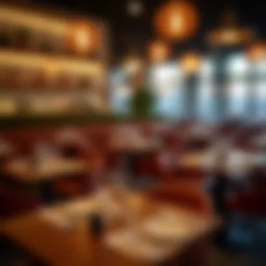 Trendy Restaurant Ambiance in Jumeirah Cozy ambiance of a trendy restaurant