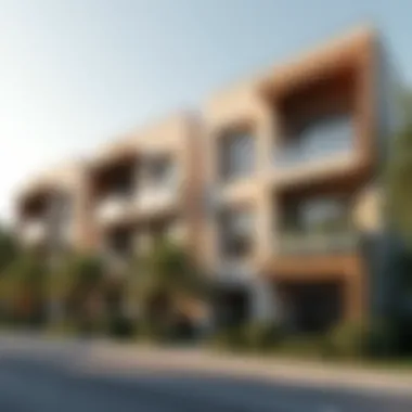 Diverse Architectural Styles of Studio Flats in Karama Architectural styles of studio flats highlighting diversity