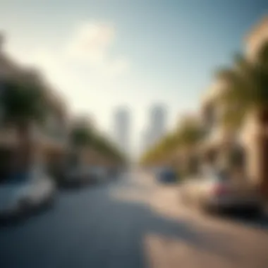 Emerging Neighborhoods in Dubai A vibrant neighborhood showcasing urban development
