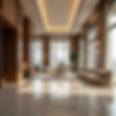Luxury Interiors of Al Raha Building Elegant interior design showcasing luxury living in Al Raha Building
