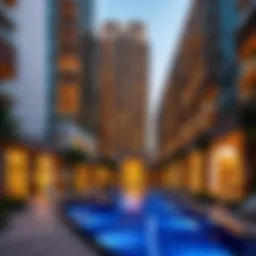 Stunning architectural view of Cedar Emaar