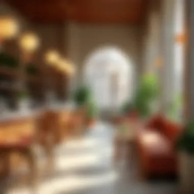 Café Space: A Relaxing Retreat in Dubai Outlet Mall Café area within Dubai Outlet Mall illustrating the blend of shopping and relaxation