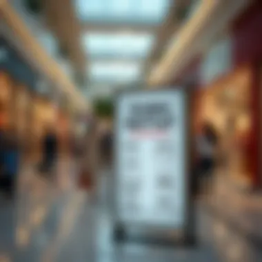 Diverse Brand Offerings at Dubai Outlet Mall Signage of diverse brands available at Dubai Outlet Mall highlighting the shopping variety