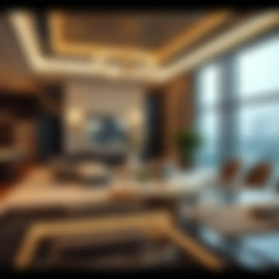 Luxurious home interior showcasing elegant design and maintenance