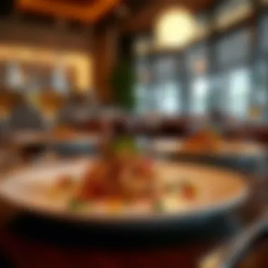A Taste of Elegance: JBR Restaurant's Dining Experience Elegant dining setup at JBR Restaurant
