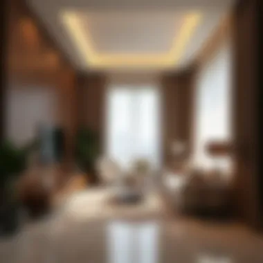 Interior of a high-end apartment in Meydan Avenue