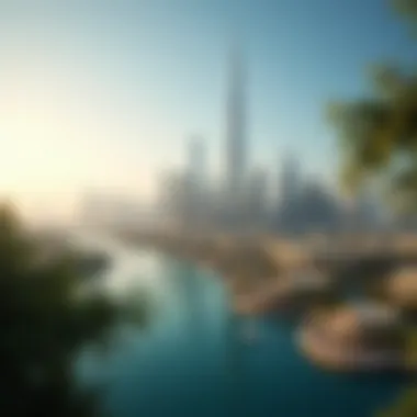 Stunning Dubai Skyline Luxurious Dubai skyline showcasing premium real estate