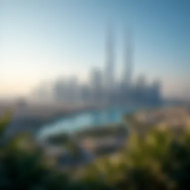 Stunning skyline view of Dubai Internet City