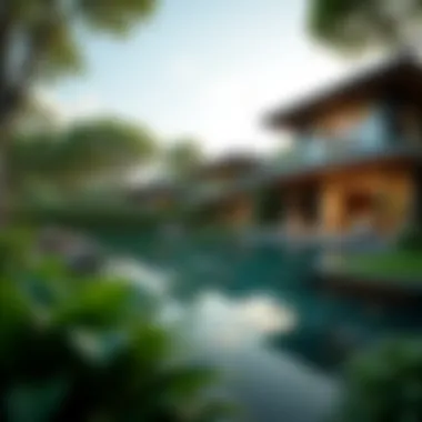 Nature's Embrace Around Sobha Hartland Forest Villas Breathtaking view showcasing the natural surroundings of the villas