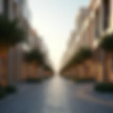 Dubai Neighborhood Trends A bustling Dubai neighborhood representing emerging real estate trends