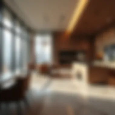 Luxury Apartment Interior Interior of a luxury apartment highlighting contemporary design