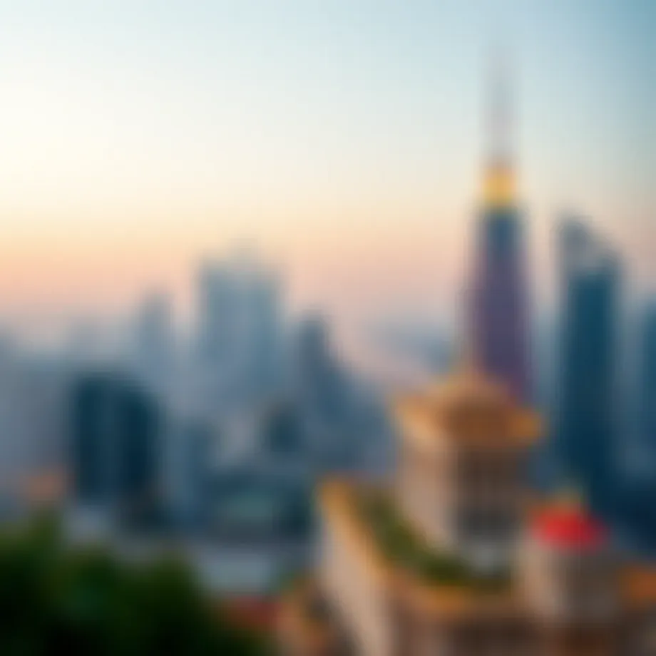 Stunning skyline view of ريو دبي showcasing its architectural brilliance