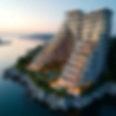 Aerial View of Marina Residence Aerial view of Marina Residence showcasing its architectural elegance