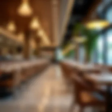Culinary Delights at Musrif Mall Elegant dining spaces offering a variety of cuisines in Musrif Mall