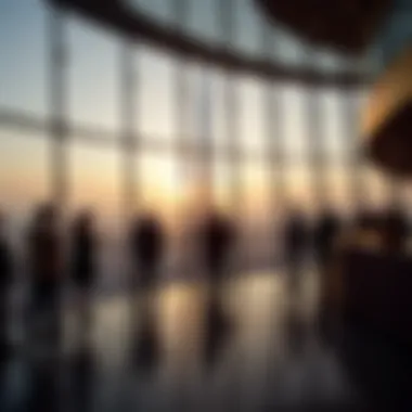 Exclusive Event at Burj Khalifa Observation Deck Exclusive event taking place at the observation deck of Burj Khalifa