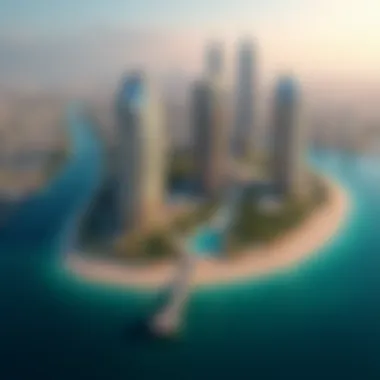 Aerial Elegance of Vela by Omniyat Aerial view of Vela by Omniyat showcasing its stunning architectural design