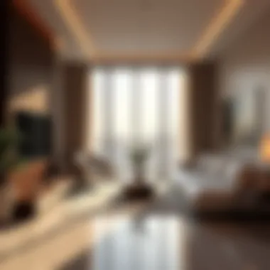 Sophisticated Interiors of Vela by Omniyat Luxurious interior of a Vela residence highlighting modern elegance