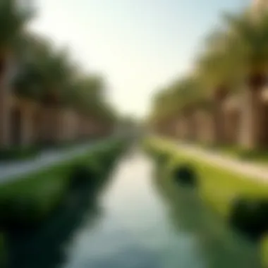 Tranquil Landscaped Gardens of Vela by Omniyat Vela's landscaped gardens creating a serene outdoor atmosphere