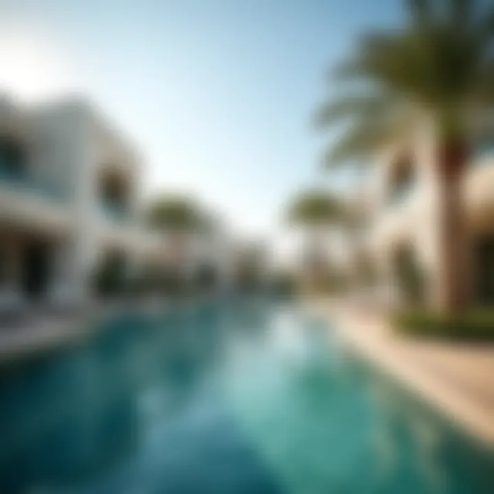 Luxury villas and amenities on Jumeirah Bay Island