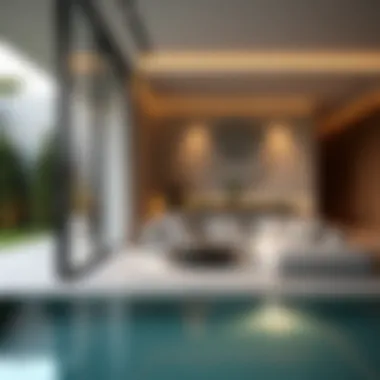 Contemporary Emirati Villa Interior Luxurious interior of a contemporary Emirati villa