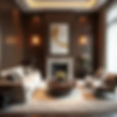 Opulent Interiors in Business Bay Luxurious apartment interiors in Business Bay