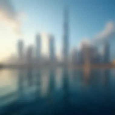 Skyline Beauty of Business Bay Stunning skyline view of Business Bay