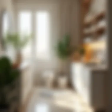Creating a Clean and Organized Space A serene home environment reflecting cleanliness and organization.
