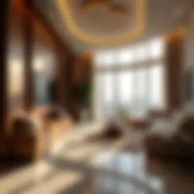 Luxury Living at Rayyan Tower Luxurious interior amenities of Rayyan Tower highlighting its lifestyle offerings
