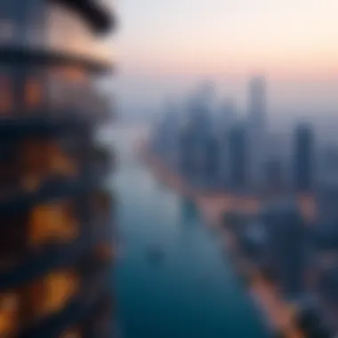 Panoramic skyline view from the top of Rayyan Tower