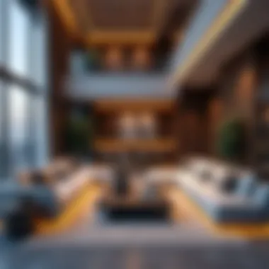 Luxury Living Integrated with Cutting-Edge Technology Luxurious residential space with high-tech features