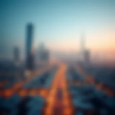 Aerial view of Abu Dhabi's vibrant skyline representing urban growth