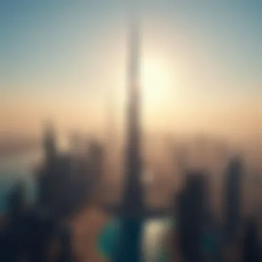 Iconic Burj Khalifa: The Heart of Dubai's Skyline The stunning skyline of Dubai showcasing Burj Khalifa